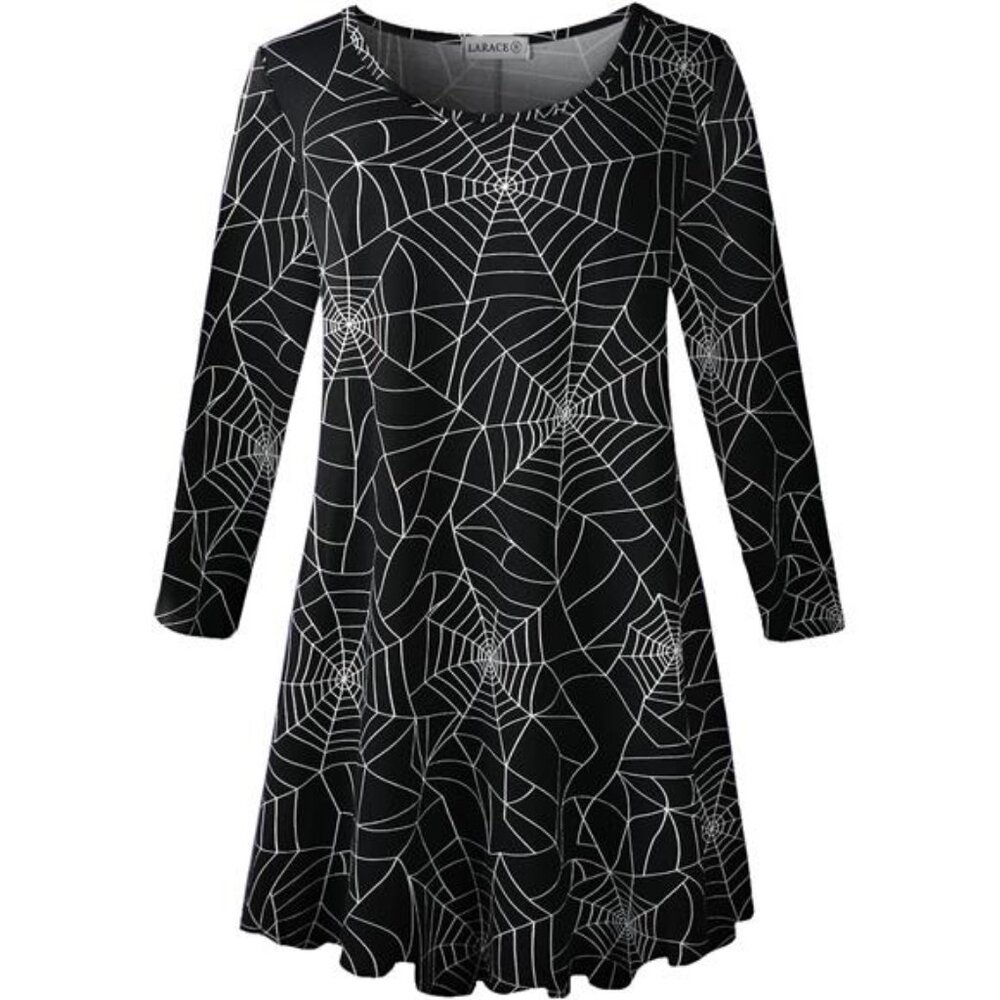 3/4 Sleeve Shirts for Women Plus Size Tunic Dressy Top Loose Fit Flare T-Shirt